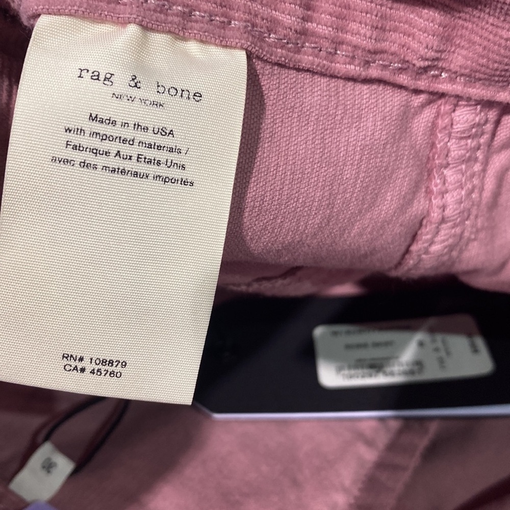 RAG & BONE Rosie stretch cotton- corduroy mini skirt sz:30 - Picture 7 of 7
